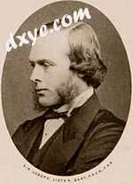 Joseph Lister, pioneer of antiseptic surgery.