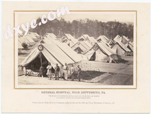 American Civil War hospital at Gettysburg, 1863